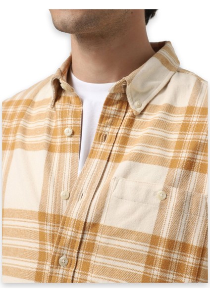 TB0A6V4X Midweight Flannel Check Gömlek Erkek Gömlek
