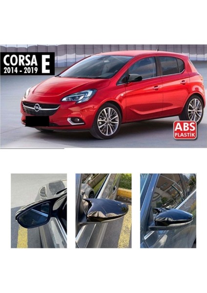 Corsa E Batman Ayna Kapağı Piano Black / 2014-2019