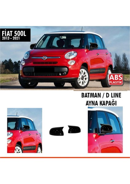 500 L Batman Ayna Kapağı Piano Black / 2013 - 2021