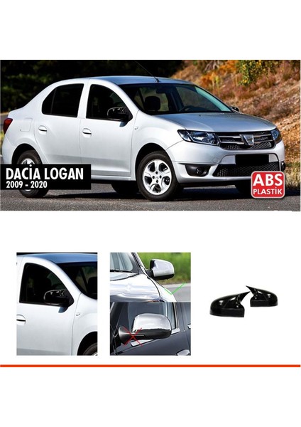 Logan Batman Ayna Kapağı Piano Black / 2009 - 2020