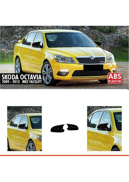 Octavia Batman Ayna Kapağı Piano Black / 2013-2020
