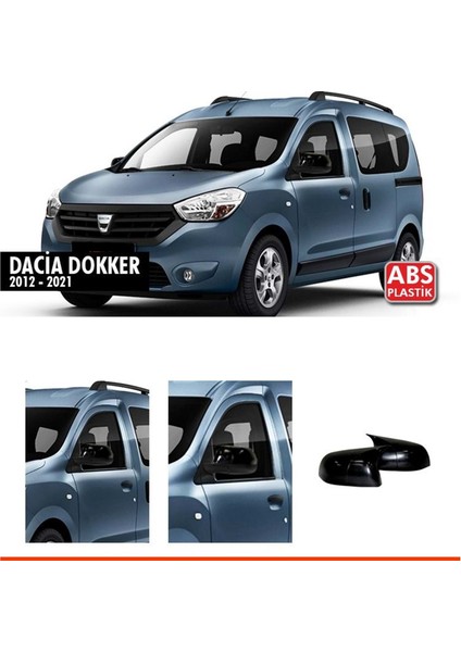Dokker Batman Ayna Kapağı Piano Black / 2012 - 2021