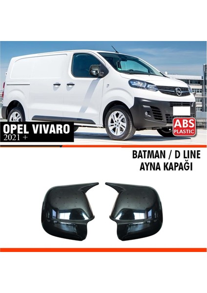 Vivaro Batman Ayna Kapağı Piano Black / 2021 Sonrası