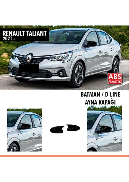 Taliant Batman Ayna Kapağı Piano Black / 2021 Sonrası