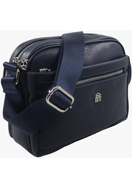 67-7163 Kadın Lacivert Çarpraz Askılı Çanta