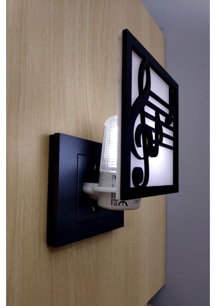 Sol Kablosuz Priz Aplik Modern LED Gece Duvar Lambası Mini Aplik