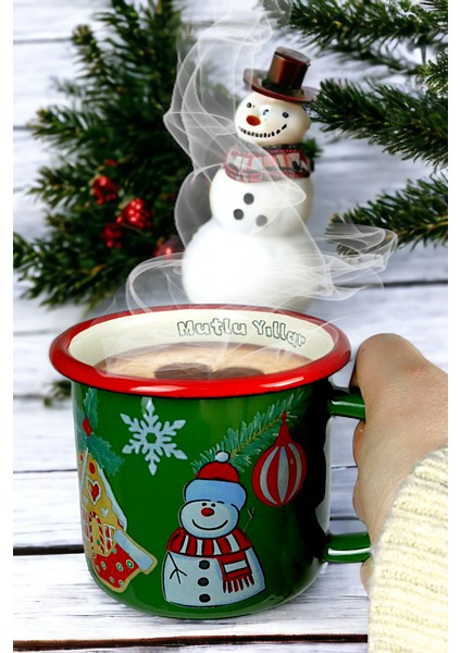 Emaye Kupa Bardak Camp Kamp Mug Fincan Kahve 380 ml