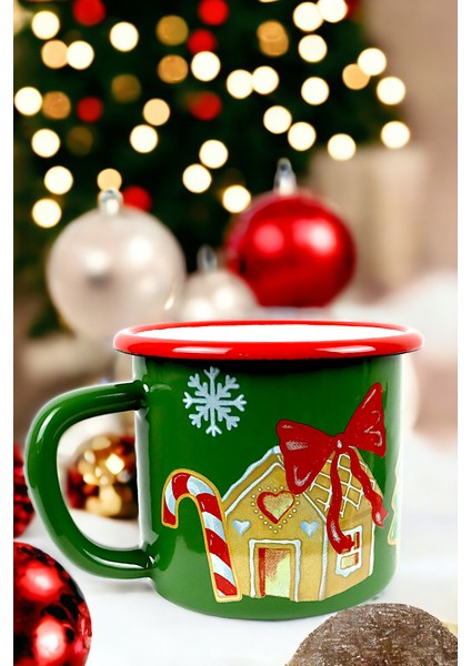 Emaye Kupa Bardak Camp Kamp Mug Fincan Kahve 380 ml