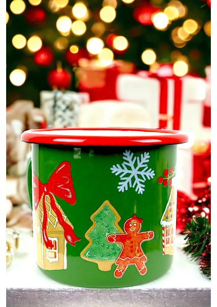 Emaye Kupa Bardak Camp Kamp Mug Fincan Kahve 380 ml