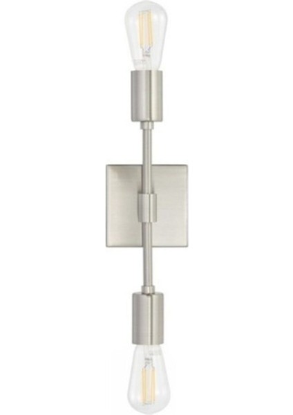 Berbella Aplik 2'li Aplik Mat Krom