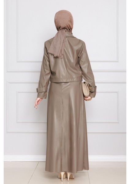 Ceketli Deri Takım-Vizon indirimleri