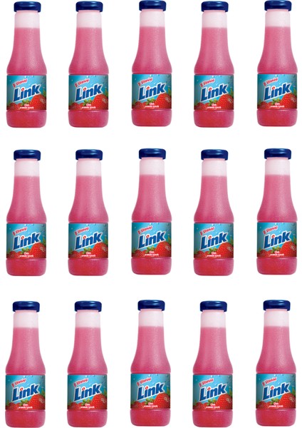 Link Çilek Aromalı Içecek 200 ml x 15 Adet