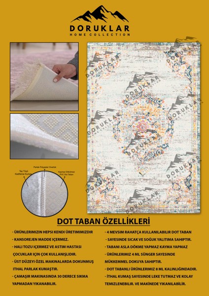 Kaymaz Taban Yıkanabilir Vintage Halı fiyatları