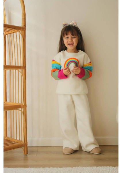 Kız Çocuk 3 Iplik Yumuşacık Sıcacık Şardonlu Pamuklu Takım I Okul ve Kreşe Uygun I Kız Çocuk Giyim fiyatları