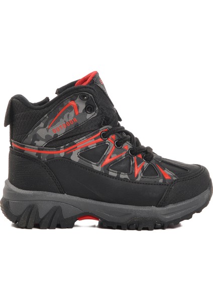 Siyah Kamuflaj Çocuk Outdoor Bot 2301 P