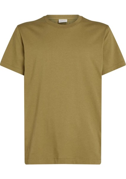 Erkek Ck Logo Tape T-Shirt - Yeşil indirimleri