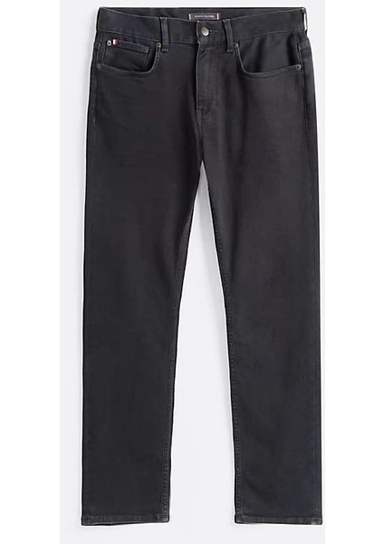 Erkek Denton Düz Paça Kot Pantolon - Siyah