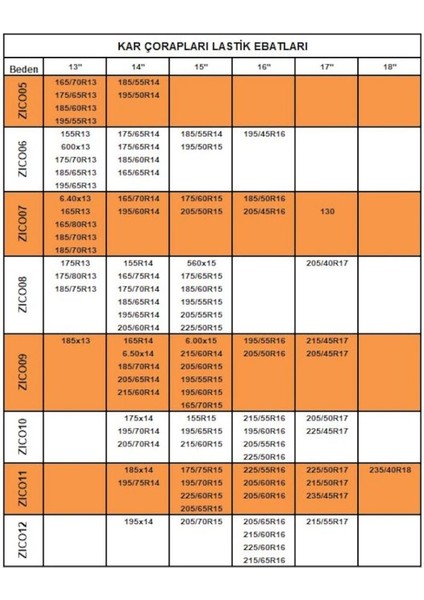 Space Kar Çorabı / ZICO08 modelleri