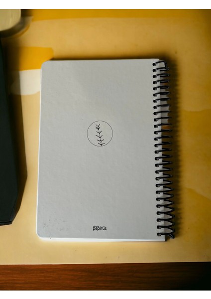 Desenli Spiralli Defter - No:9