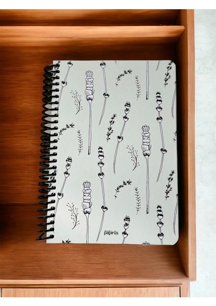 Desenli Spiralli Defter - No:9