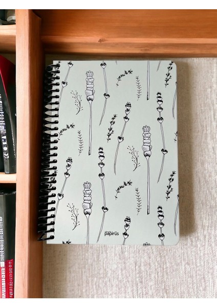Desenli Spiralli Defter - No:9