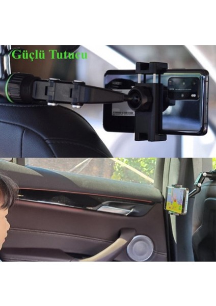 21-H02 Araç Içi Dikiz Aynası ve Telefon Tutucu