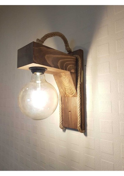 Ahşap Aplik El Yapımı Özel Üretim Ln 900