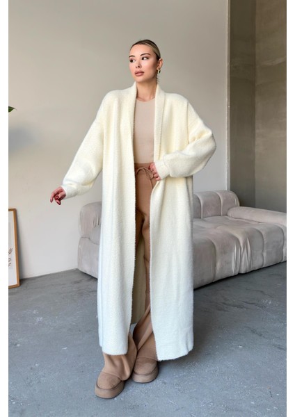 Uzun Salaş Triko Hırka EKRU 8245 modelleri