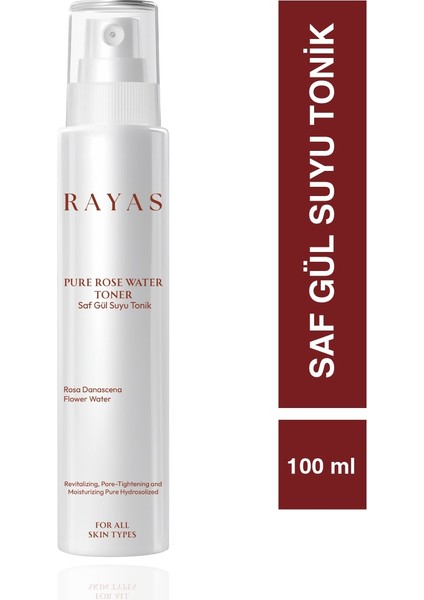 Saf Gül Suyu Tonik Etkili 100 ml