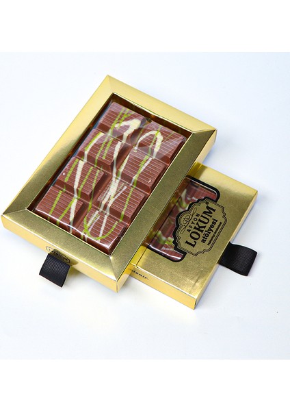 Dubai Çikolatası (Antep Fıstıklı Çıtır Kadayıf Dolgulu Sütlü Çikolata) 180G