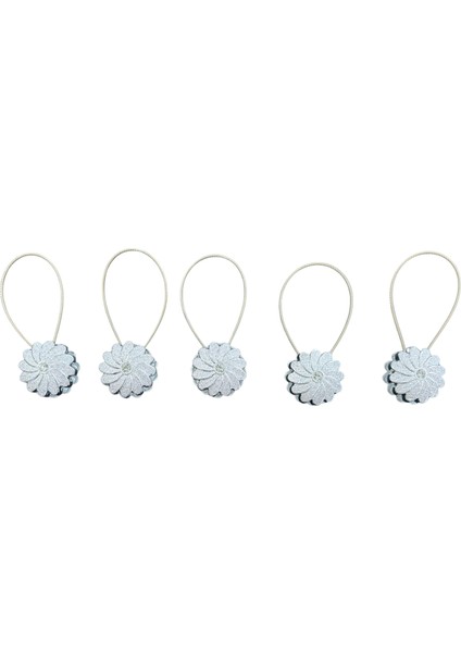 5 Adet Mıknatıslı Perde Tokası Perde Mandalı Mıknatıslı Perde Tutacağı