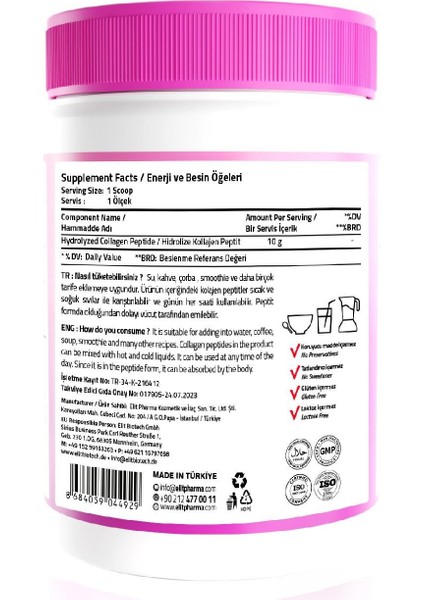 Collagen Peptides Powder 300 g fiyatları