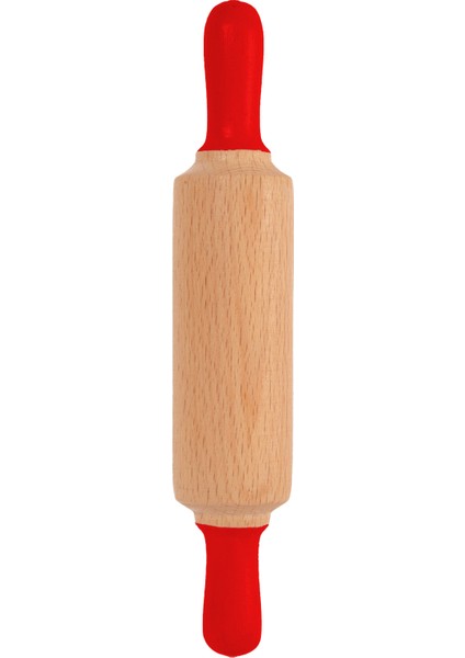 Mini Ahşap Merdane-Kırmızı