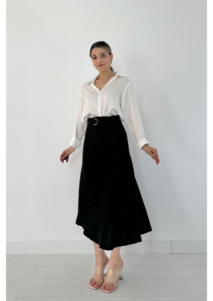 Astarlı Kemer Detaylı Etek