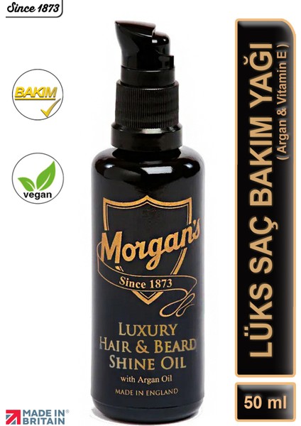 Luxury Argan Hair & Beard Oil - Lüks Argan Yağı 50 ml