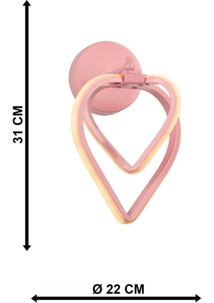 Sevinç 3 Renk Ledli Aplik Pembe indirimleri
