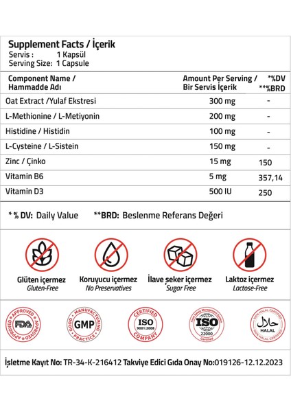 Zinc Picolinate (Zinc 15 mg) 90 Capsules modelleri