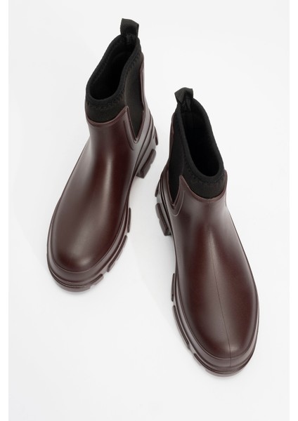 Ploye Bordo Kadın Yağmur Botu fiyatları