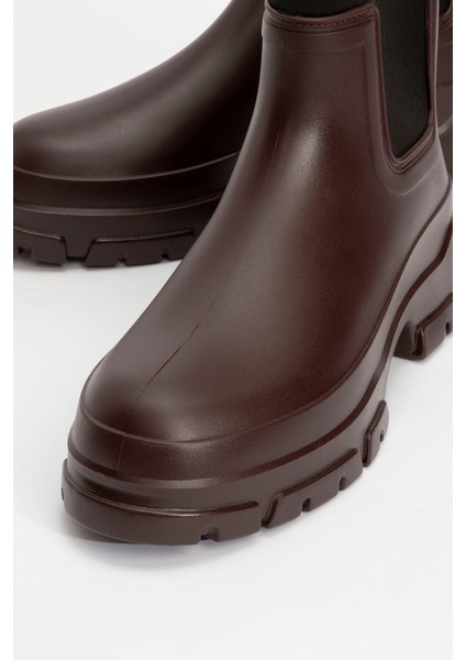 Ploye Bordo Kadın Yağmur Botu modelleri
