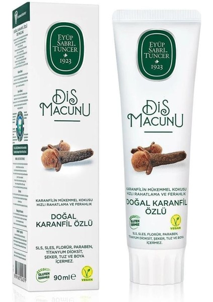 Doğal Diş Macunu 90 gr Karanfil