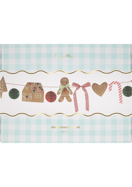 - Gingerbread Garland - Zencefilli Kurabiye Asılan Süs modelleri