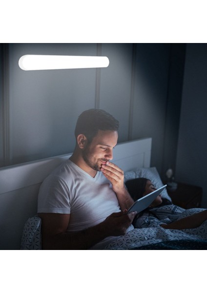 3 Renk Şarjlı Kolay Taşınabilir Mıknatıslı LED Işık Kablosuz Kademeli Aplik fırsatları