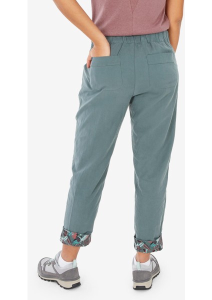 Quechua Kadın Outdoor Keten Pantolon - Haki - NH500
