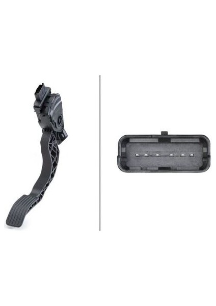 6PV009949831 Gaz Pedalı Komple A.t Opel Crossland X-Citroen C3 Iıı-Peugeot 301-2007 1601CW