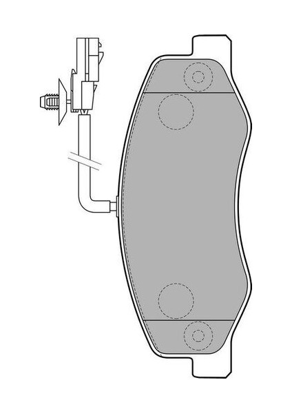 LP2192 Arka Fren Balatası Master Iıı Movano B 2.3cdtı 05 10-Çift Teker Karsan Jest 96475028