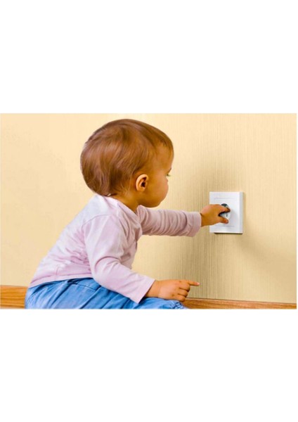 Bebek Priz Emniyeti Çocuk Koruyucu Priz Kapağı 12 Adet PD039