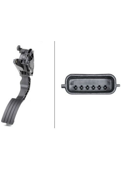 Renault-Mais-Orjinal 180022703R Gaz Pedalı Clio Symbol Logan Sandero 180022703R