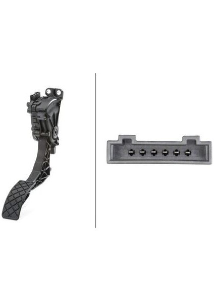 6PV008496701 Elektronik Modüllu Gaz Pedalı Amarok 10-Polo 05-Ibiza Roomster Fabia 06-15 Toledo 02-15 Rapid 13- 1J1721503J