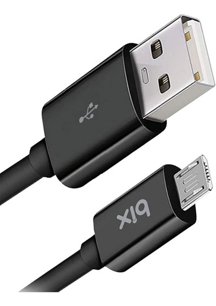 BX100MB 3A Usb-A To Mıcro USB Chargıng Cable,siyah