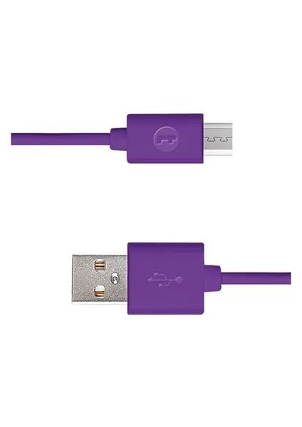 5DK33MR1 Micro USB Kablosu,mor